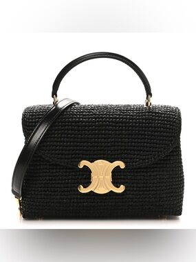Celine Raffia Nino teen bag